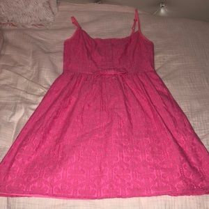Lilly Pulitzer hot pink dress